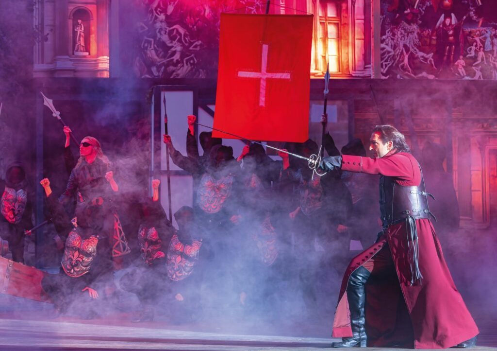 3 Musketiere Tecklenburg Richelieu beim Fechten