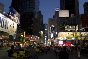 Broadway bei Nacht