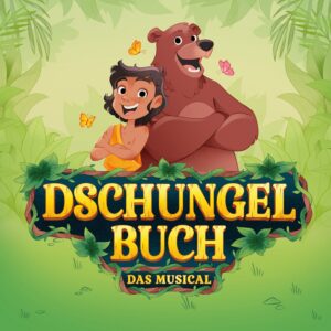 DSCHUNGELBUCH – das Musical, Theater Liberi Plakatmotiv von DSCHUNGELBUCH - das Musical mit Mogli und Balu, Theater Liberi