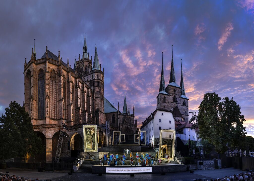 Die DomStufen vor dem Erfurter Dom als Bühne