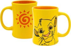 Simba-Tasse mit 3D-Relief