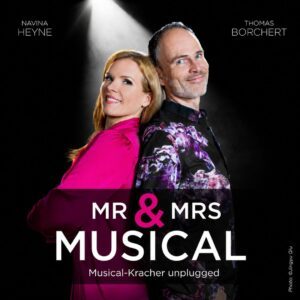 MR & MRS MUSICAL – Musical-Kracher Unplugged Keyvisual von MR & MRS MUSICAL mit Navina Heyne und Thomas Borchert