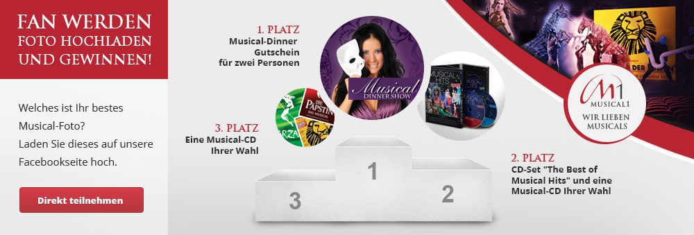 Musical1 Gewinnspiel zum Start Musical1 Gewinnspiel zum Start