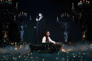 Das Phantom der Oper und Christine in den Katakomben