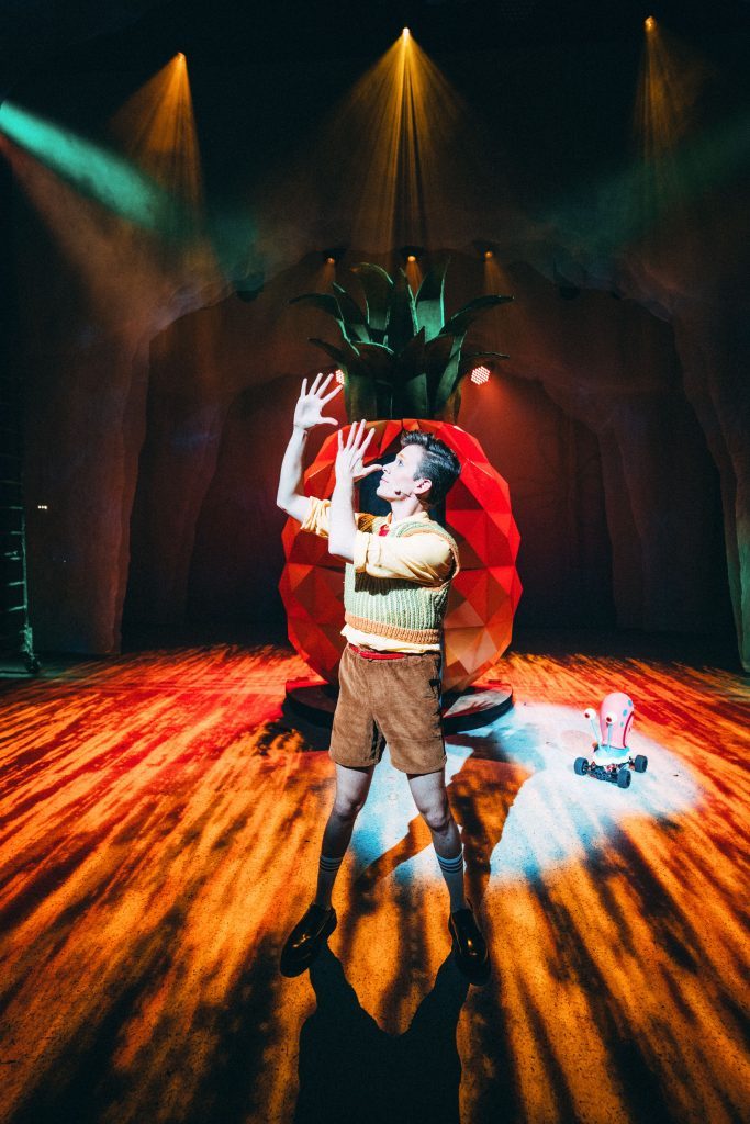Spongebob Musical Bob vor Ananas