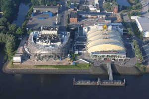 Die beiden Stage Theater im Hamburger Hafen